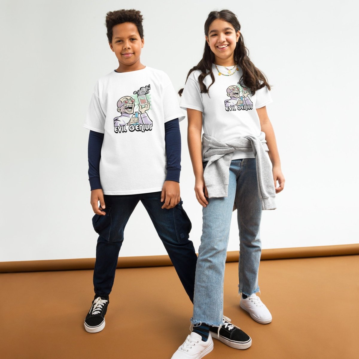 Evil Genius Youth Classic Tee - Chinchilla Choons